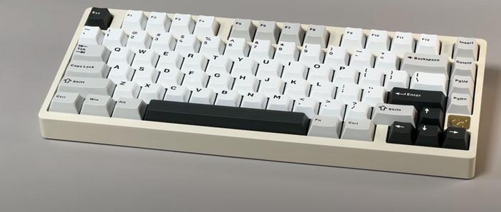 Keyboard connected via USB-C charging