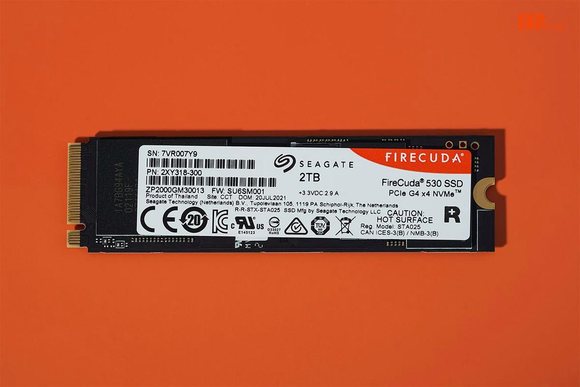 Thermal camera showing SSD temperature