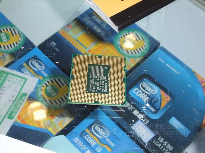 Intel Core processor chip detail