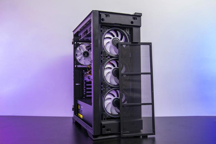 Computer motherboard with components