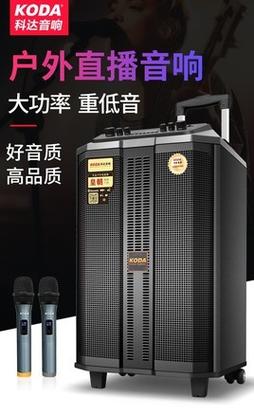 科达KD-1208拉杆音箱正面外观