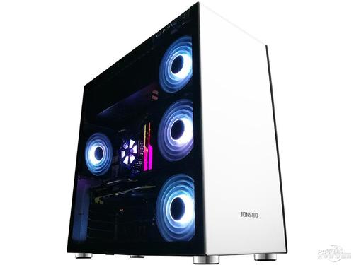 High-end computer case with glass panel