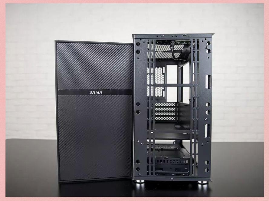 PC build components on desk