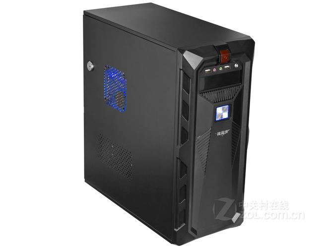 Computer tower with components inside