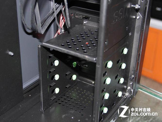 Computer case side view