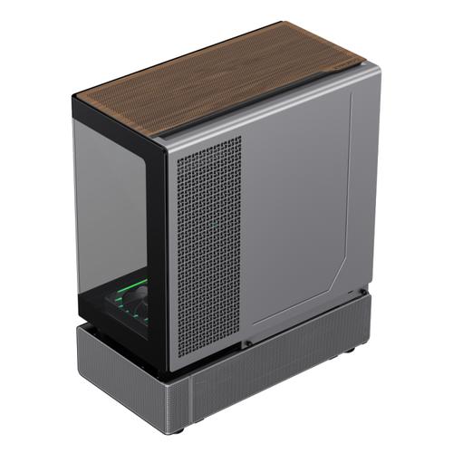 Gaming PC case in operation
