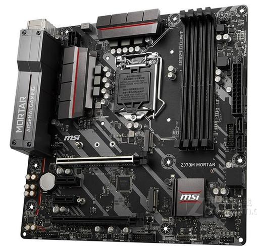 Complete PC case interior with installed motherboard