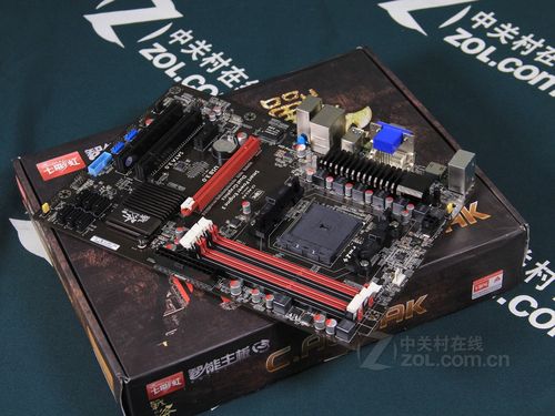 热成像仪下的主板温度