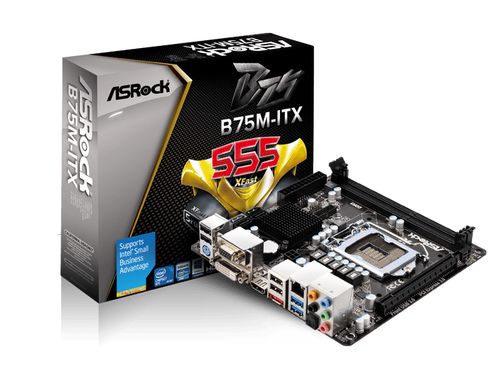 华擎B75M-ITX芯片组特写