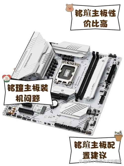 Motherboard heatsink and cooling components