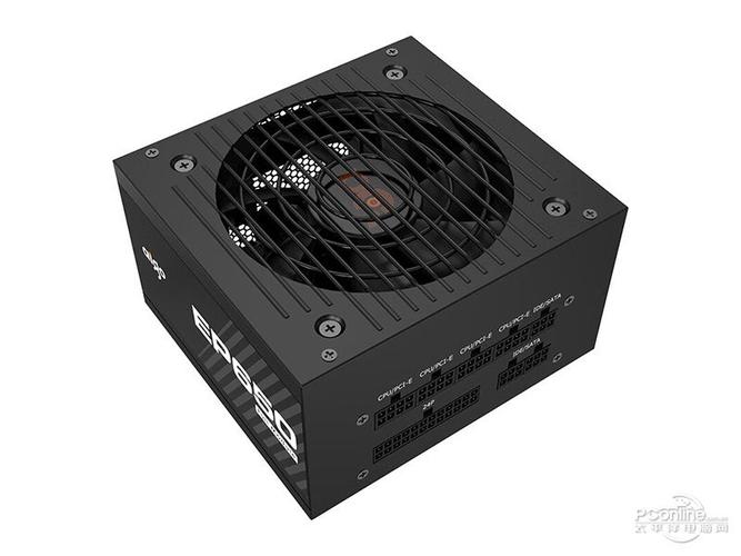 Computer power supply unit hardware close-up