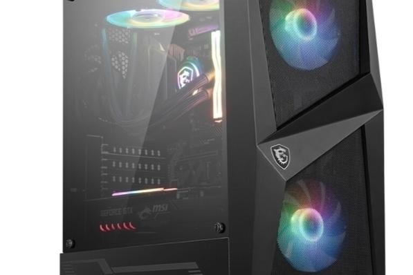 现代PC机箱外观钢化玻璃侧透