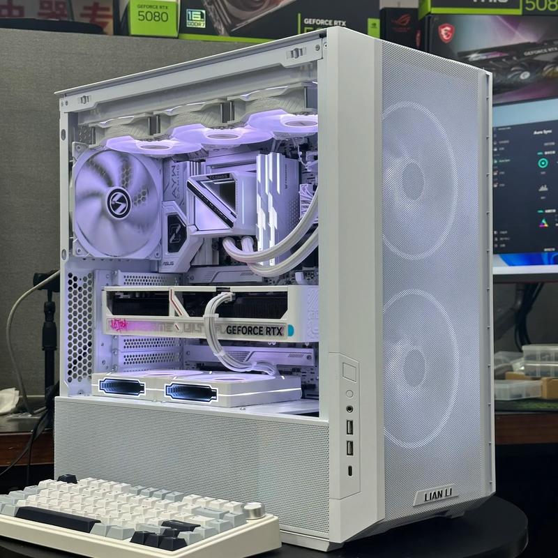 Person choosing PC components