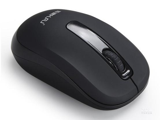 Hand holding a mouse and keyboard