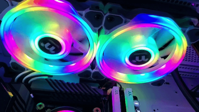 RGB灯光PC机箱性能展示