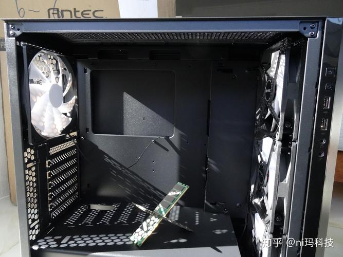 Gaming PC build interior