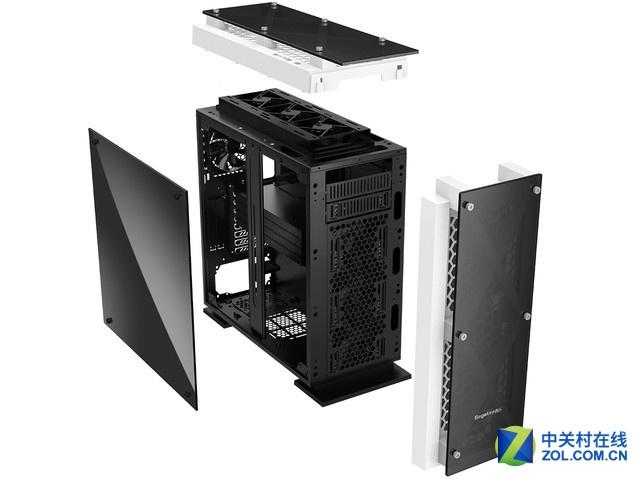 Full tower case interior cooling setup
