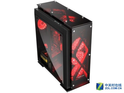 Full tower case interior specifications view