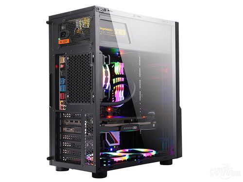 Close-up of black computer case details
