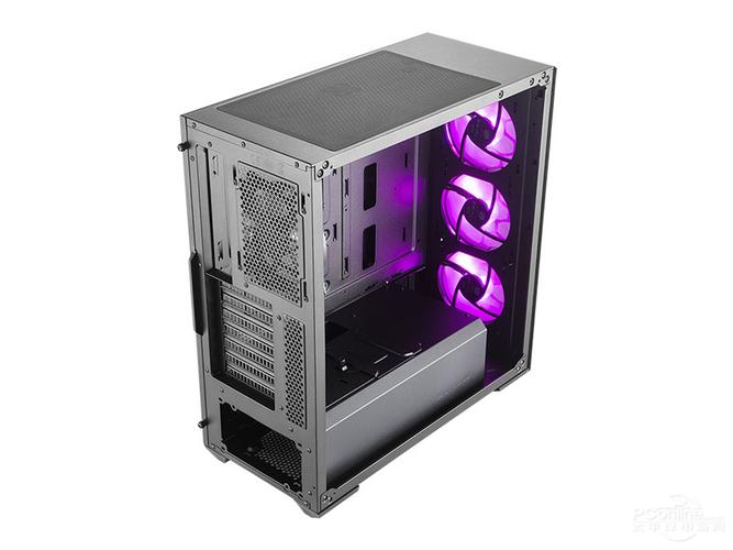 Radiator and fan setup in computer chassis