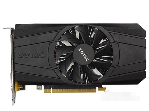 索泰GTX 1050显卡正面