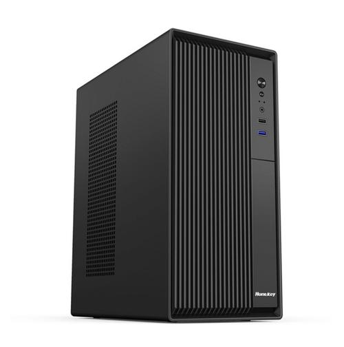 Mini ITX PC case office setup
