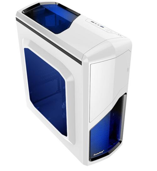 PC case with multiple cooling fans and radiator