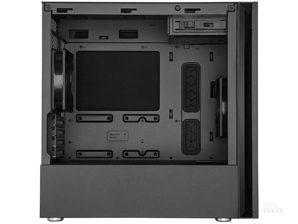 现代黑色PC机箱内部组装效果