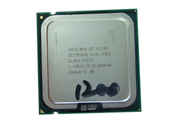 CPU installed on motherboard