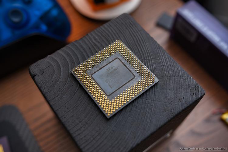 Processor pins close-up hardware