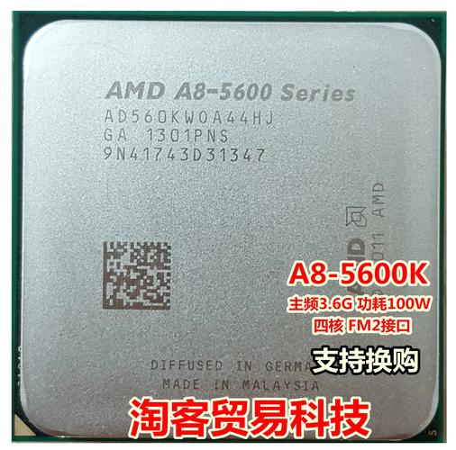 AMD processor chip detailed view