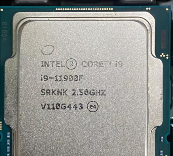 Intel CPU processor close-up on motherboard