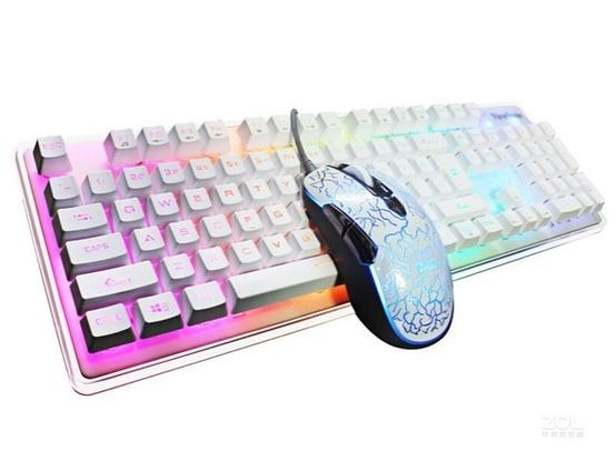 优派CU3100键盘透明亚克力面板和RGB背光效果