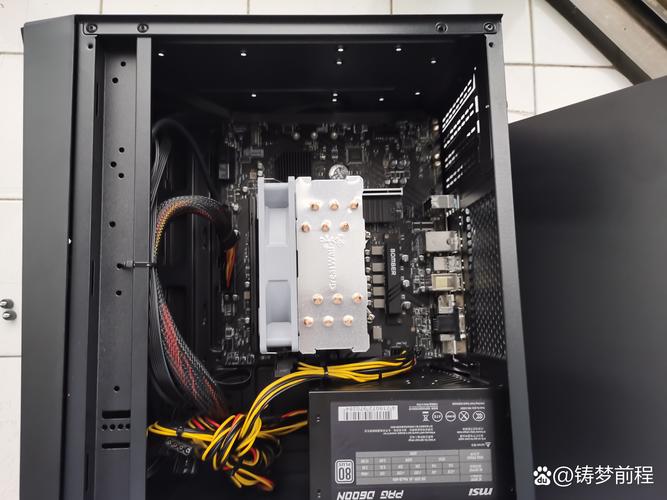 PC cooling fan close-up