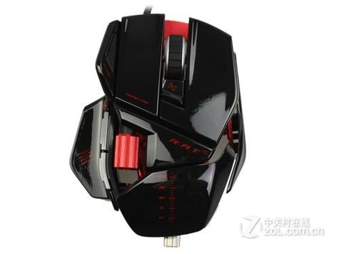 Mad Catz R.A.T.5激光游戏鼠标评测:模块化设计的性能猛兽