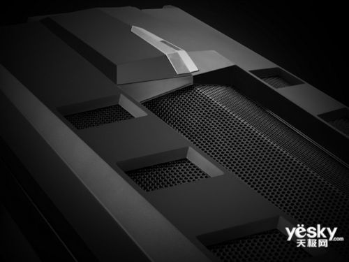 Steel PC case close-up