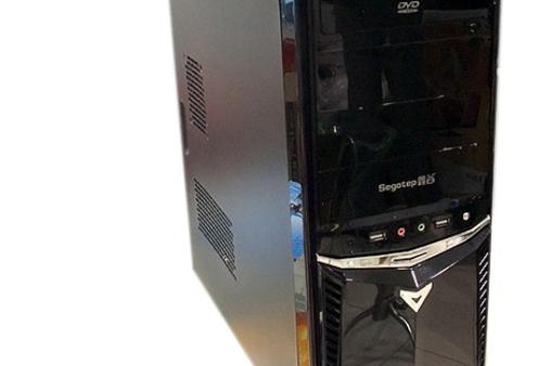 Illuminated fans inside PC case