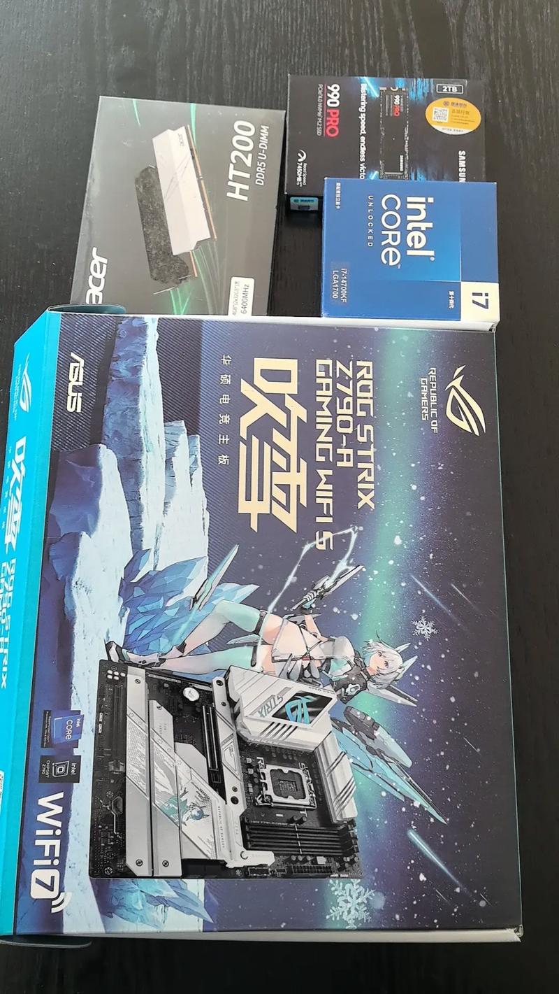 PC case interior with cooling setup