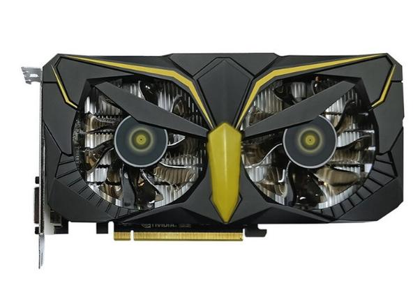 GTX 1050 Ti 双风扇散热运行状态