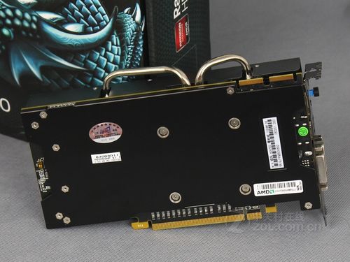 Graphics card in benchmark testing setup