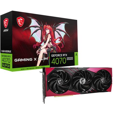 Gaming benchmark charts on monitor with RTX GPU