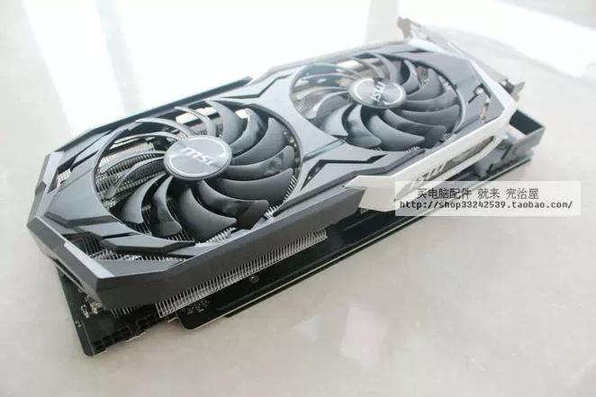 RTX graphics card in performance testing setup