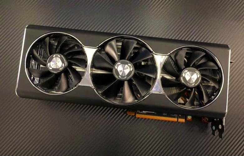 Detailed view of Radeon graphics card PCB and components
