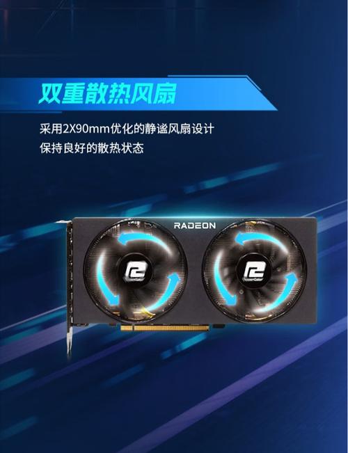 Close-up of modern graphics card with three fans