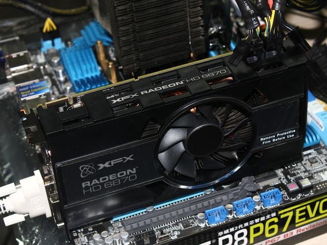Gaming performance test with graphics card