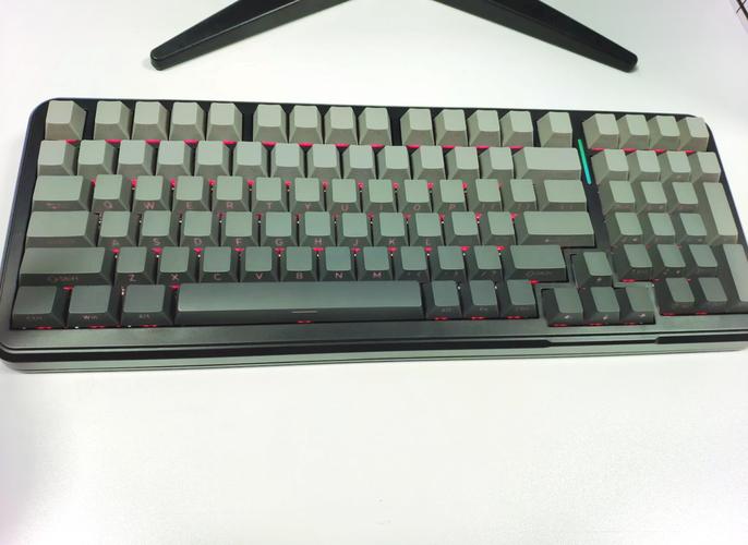 Backlit keyboard close-up