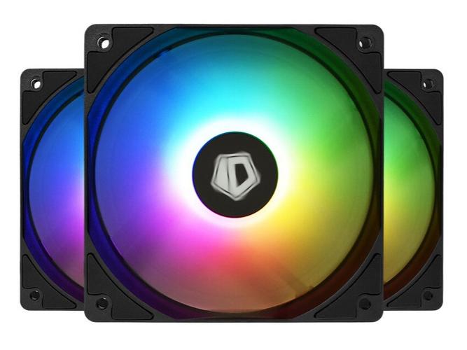 ID-COOLING DF-12025 ARGB TRIO 风扇外观