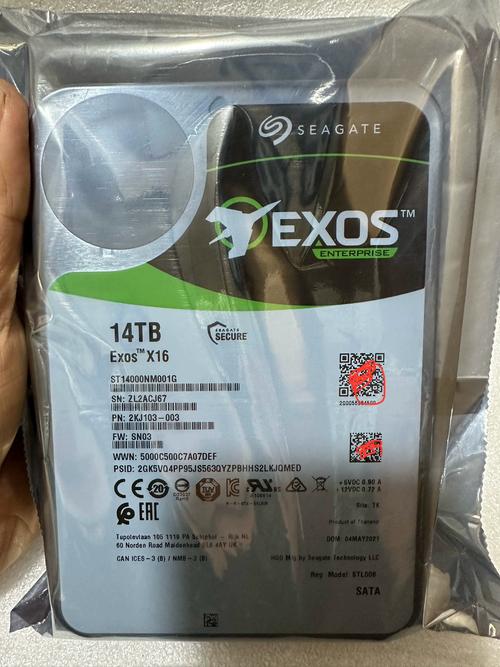 希捷银河Exos X16硬盘外观