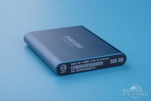 User holding Samsung T5 SSD in professional setting