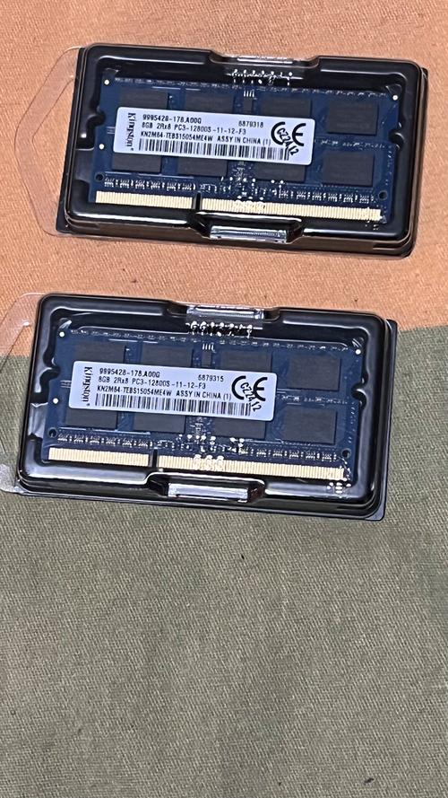 多条DDR3内存并排展示